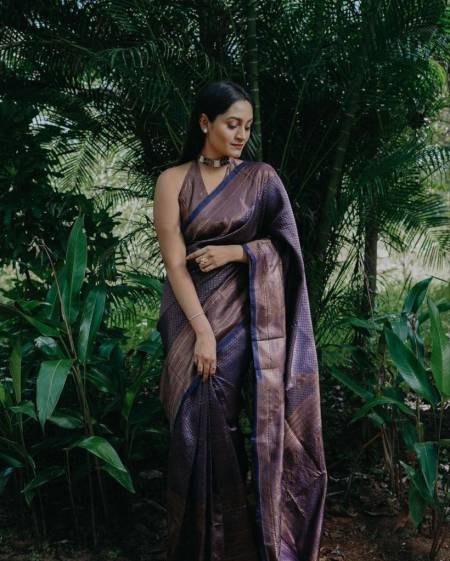 Suhani Lichi Silk Organic Banarasi Wedding Saree Catalog